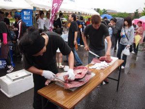 名取市で炊き出し